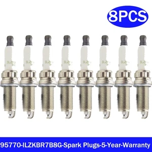 8x New For ngk 95770 97968 ILZKBR7B8G Laser Iridium Spark Plugs - Picture 1 of 5