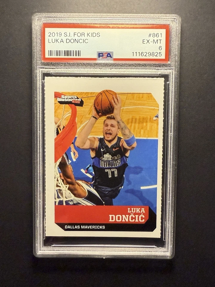 🔥2019 S.I. Sports Illustrated For Kids Luka Doncic Rookie #861 PSA 6 EX-MT🔥 - Image 1 of 2