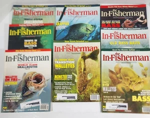 In-Fisherman Magazines 1995-96 - 8 Issues Techniques Fishing Tackle Boats Water - Picture 1 of 9