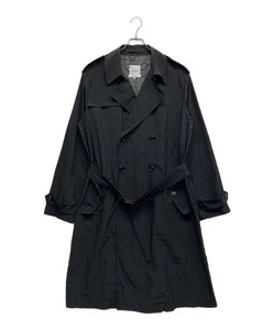 ASPESI TESSUTO FABRIC Trench coat Size: S Men Black - Picture 1 of 8
