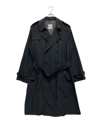 ASPESI TESSUTO FABRIC Trench coat Size: S Men Black - Image 1 of 4