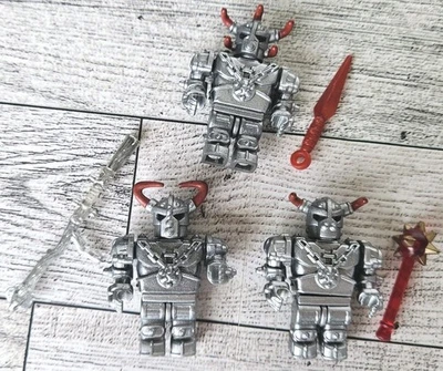 Mega Bloks Dragons: Ruins Battle (9629) Rycaer Mini Figure Lot W/ Weapons  - Image 1 of 4