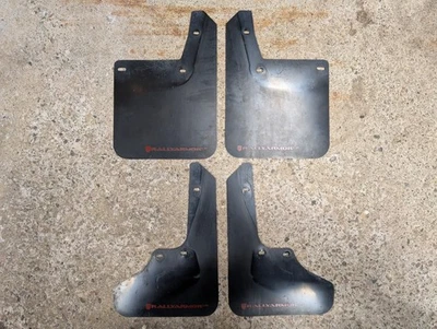 USED SUBARU IMPREZA 2.5RS GC8 RALLY ARMOR URETHANE MUD FLAPS COMPLETE - Изображение 1 из 4