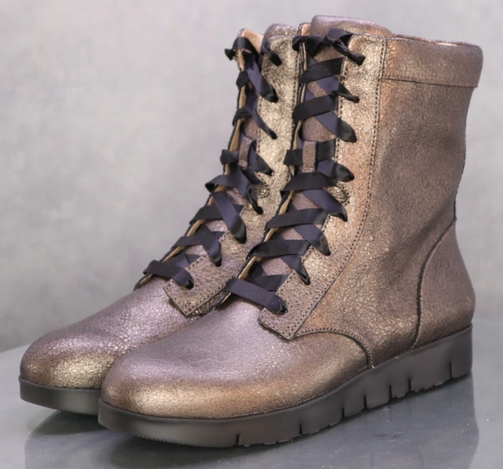 Moda In Pelle Miya Leather Ankle Boots - Foto 12