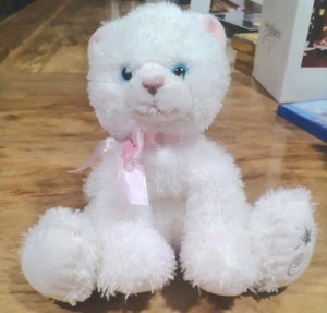 2006 Russ Shining Stars White Cat Kitty Kitten White Floppy Plush Stuffed Animal - Picture 1 of 6