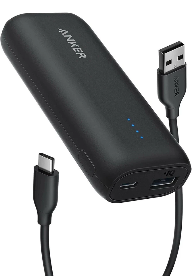 Anker 321 Power Bank PORTABLE CHARGER 5200mAh Battery Pack 2 Port Charging USB-C - Image 1 of 4