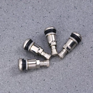 4pcs Stainless Steel Snap-in Stems Tire Tyre Stems Car for Car Tyre - Picture 1 of 12