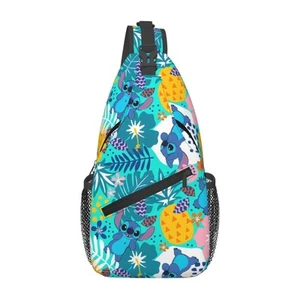 Sling Bag,Stitch Crossbody Sling Backpack Travel Hiking Chest Bag Daypack for... - Picture 1 of 7