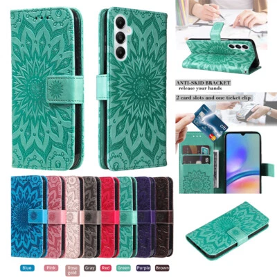 For Samsung Galaxy "S" Series Magnetic Leather Flip Stand Card Wallet Case Cover - Image 1 of 2