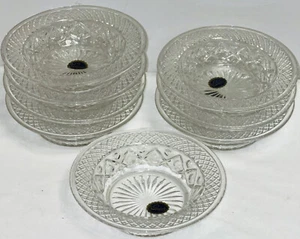 8 Imperial CAPE COD CRYSTAL 6" BAKED APPLE BOWLS W/STICKERS - Picture 1 of 2
