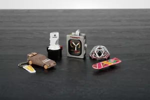 POWRÓT DO PRZYSZŁOŚCI Kolekcja przedmiotów filmowych 5 figurek Brelok Zestaw Takara Delorean - Zdjęcie 1 z 9