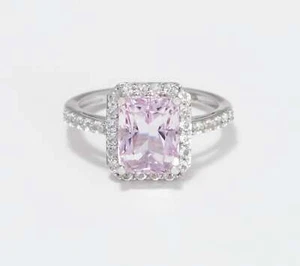 Anillo Affinity Gems Afganistán Kuncita y Topacio Blanco Talla 6 - Imagen 1 de 3