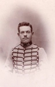 Valence French Man in Military Uniform Old Jacquin Freres CDV Photo 1900 - Picture 1 of 4