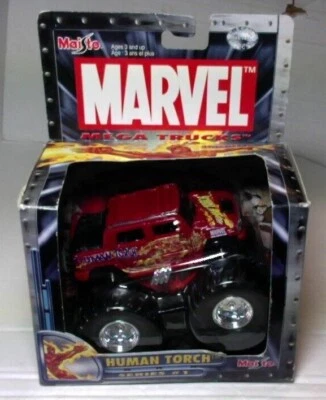 Marvel Mega Trucks Series #1, Human Torch & The Thing Foto 1 de 2
