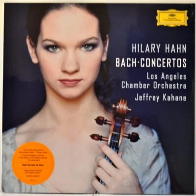 DGG STEREO EU 2018 HILARY HAHN Violin "Bach Concertos" 180g Includes Audio CD SS - Image 1 of 2