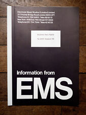 EMS Synthi Sequencer 256 - Genuine technical documentation - NEW