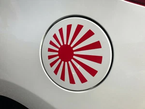 FUEL CAP Sticker rising sun JDM Turbo jap fits toyota 86 decal vinyl window brz - Picture 1 of 4
