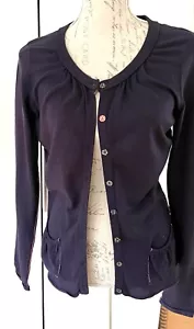 ORIG.BOSS ORANGE DESIGNER STRICKJACKE JACKE GR.M 36/38 DUNKELBLAU NEUW NP 199€ - Bild 1 von 7