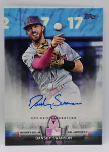 2018 Topps Serie 1 Muttertag Autogramm #SA-DSW Atlanta Braves - DANSBY SWANSON - Bild 1 von 2