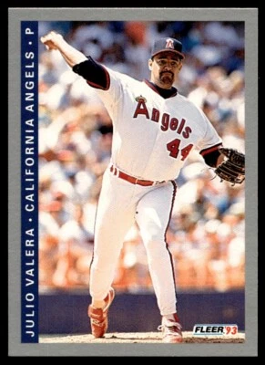 1993 Fleer Julio Valera California Angels #578 - Image 1 of 2
