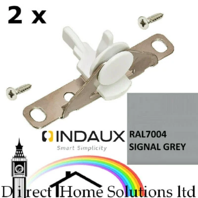 HAFELE INDAUX 2 x Genuine INDAUX Supra,Hafele, Front Fixing Drawer Bracket Incl Fixing Screws