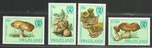 SWASILAND 1981 SEHR GUTER POSTFRISCH Briefmarken Scott # 457-460 CV 13,00 $ Pilze - Bild 1 von 1