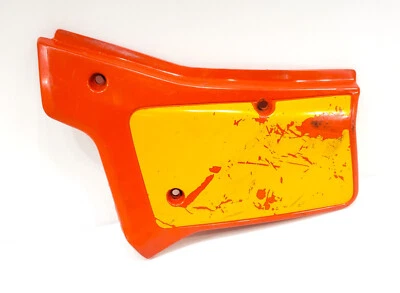 Cubierta lateral izquierda Honda 1984-85 XR200R XR250R OEM tapa caja de aire 172A2-KK0-000ZA *Usado Foto 1 de 4