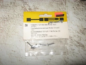 RC HPI M3 x 15 mm TP Flat Head Screws Titanium Gray (5) Z069 - Picture 1 of 2