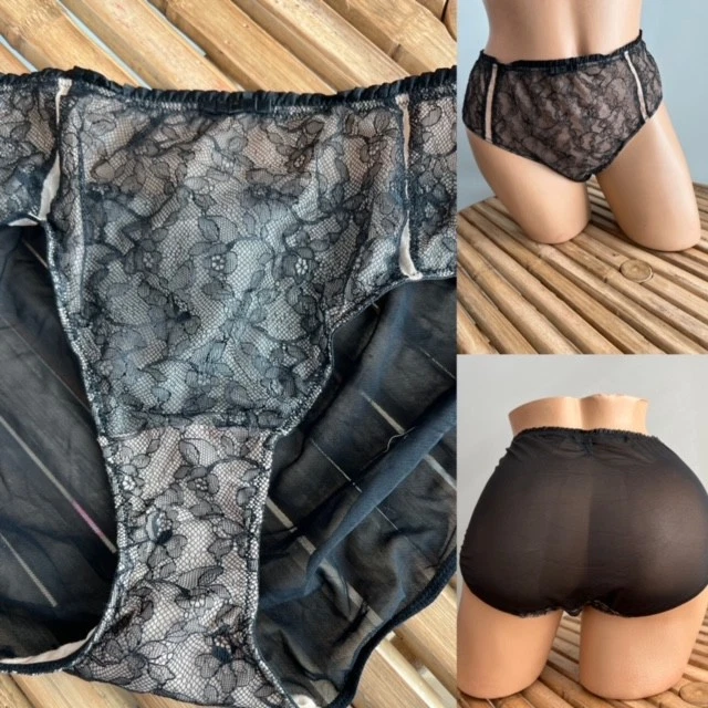 BY PARAMOUR MESH LACE PANTIES sz XXL - Image 1 of 1