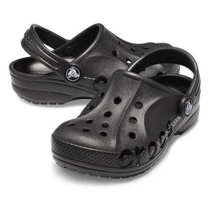 Crocs Unisex Kids Black Baya Clog K Size C8 Toddler Slip On - NWT - Picture 1 of 5