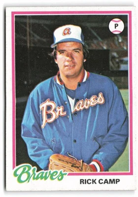 1978 Topps #349 Rick Camp - Image 1 of 2
