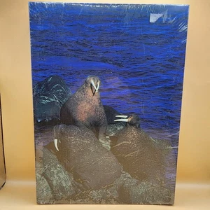 1986 Sealed Puzzle WALRUS 1000 Pc Vintage Anchorage Alaska Puzzle Co - Picture 1 of 4