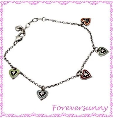 Brighton Vienna Hearts Retired多色珐琅脚链 — 第 1/4 张图片