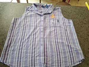 Vtg 1990's Disney Pooh WINNIE THE POOH & PIGLET 22W/24W Sleeveless Top *12FB - Picture 1 of 5