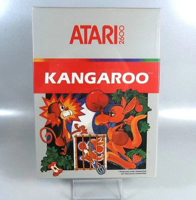 ATARI 2600 - KANGAROO Video Game - NEW SEALED - NIB - Shrinkwrapped (lot#2) - Image 1 of 4