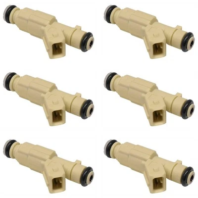 SET-BS0280156053-6 Bosch Juego de 6 Inyectores de Combustible Gas para Porsche Boxster 911 Foto 1 de 3