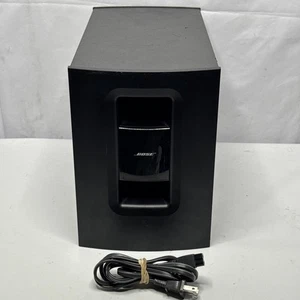 Altavoz de cine en casa Bose SoundTouch 329009 subwoofer negro solo con cable probado - Imagen 1 de 3