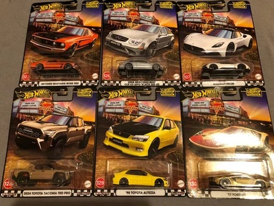 6 x Hot Wheels Premium Boulevard #123,  # 126, # 127, # 128, # 129, #130 All New - Image 1 of 4