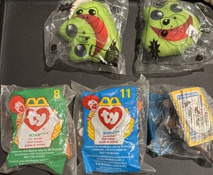 McDonalds Assorted Happy Meal Toy Lot of 5 National Geographic Beanie Baby ,Frog - Picture 1 of 10