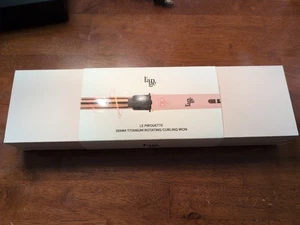 L'ange Le Pirouette 26mm Titanium Rotating Curling Iron Blush Pink #2520 - Picture 1 of 4