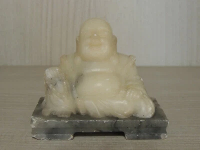 Chinese Soapstone Buddha Figure Statuette - Image 1 of 4