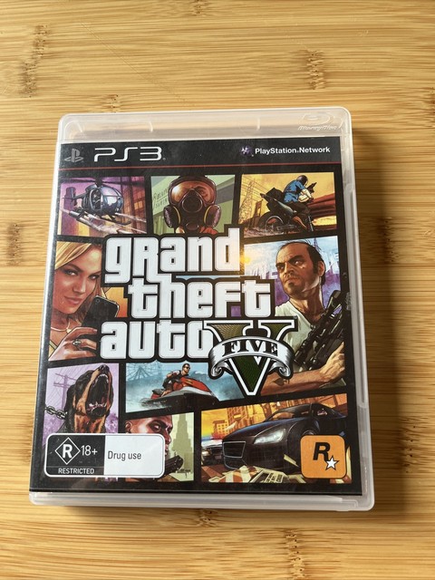 PS3 - Jogo GTA V - Grand theft Auto do Vídeo Game Playstation 3 - PS3