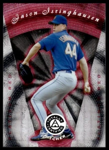 1997 PINNACLE TOTALLY CERTIFIED PLATINUM RED Jason Isringhausen /3999 New York - Picture 1 of 2