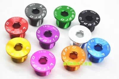 Litepro Plegable Bicicleta Vástago Cabeza Tubo Horquilla Perno Tubo de Cabeza Tornillos de Fijación M23 Foto 1 de 4