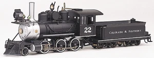 Bachmann Spectrum On30 25223 2-6-0 Colorado and Southern Black #22 Steam Loco - Picture 1 of 1