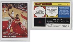 2005-06 Topps Bazooka Tracy McGrady #20 HOF