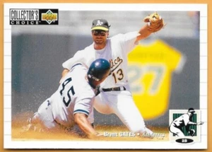 BRENT GATES OAKLAND ATHLETICS #107 - UPPER DECK COLLECTOR'S CHOICE NM-MT 1994 - Picture 1 of 2