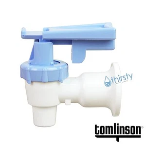 Sunbeam Water COOLER Spigot Faucet Dispenser Valve BLUE Tomlinson Safety Lock - Picture 1 of 3