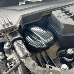 Proform Oil Cap Cover Hyundai i20N - Deluxe Carbon Fibre Effect - Picture 1 of 2