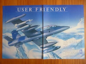 8/1988 PUB ROLLS-ROYCE VIPER 680 ENGINE AERMACCHI MB-339C ORIGINAL AD - Picture 1 of 2